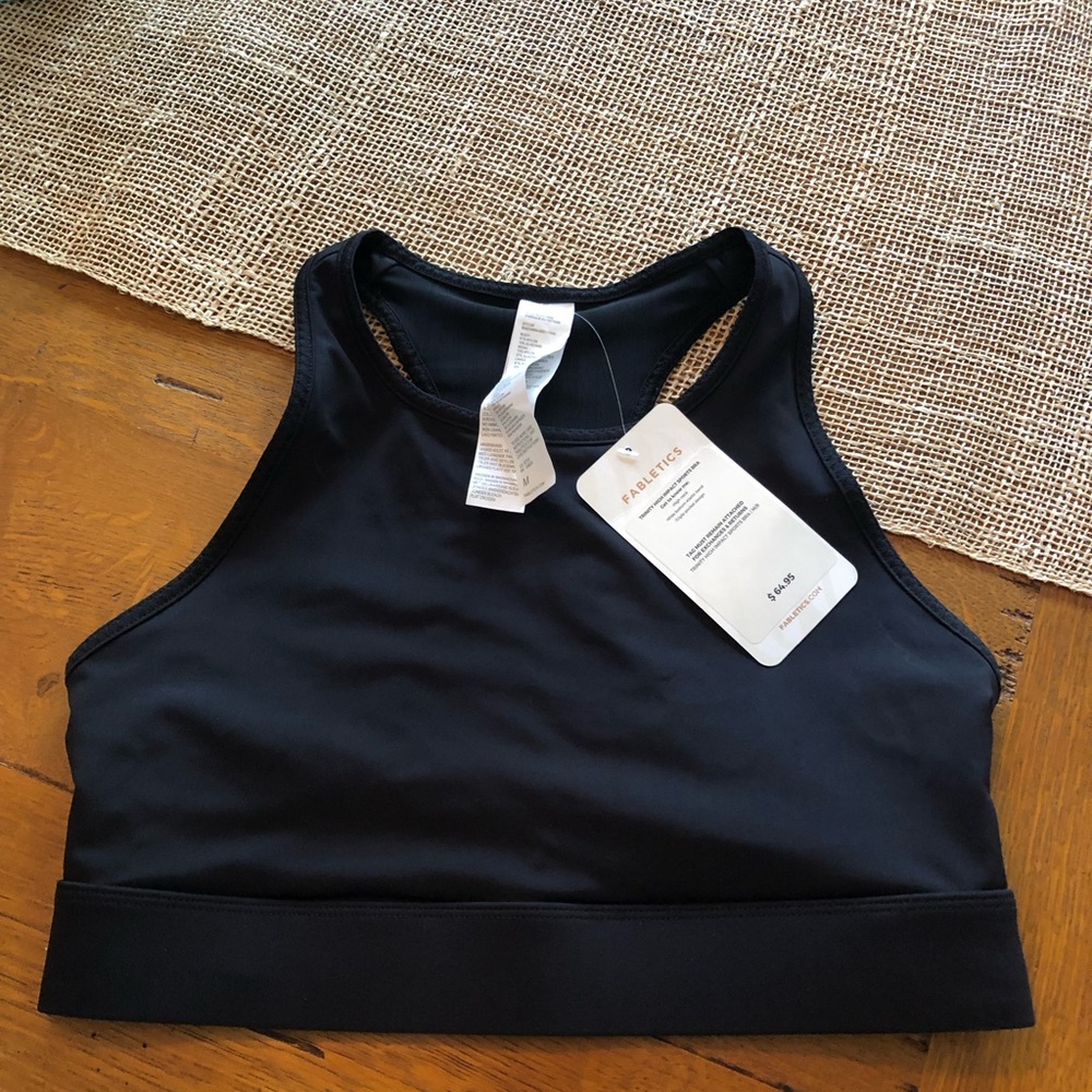 Fabletics Trinity High Impact Sports Bra Size M